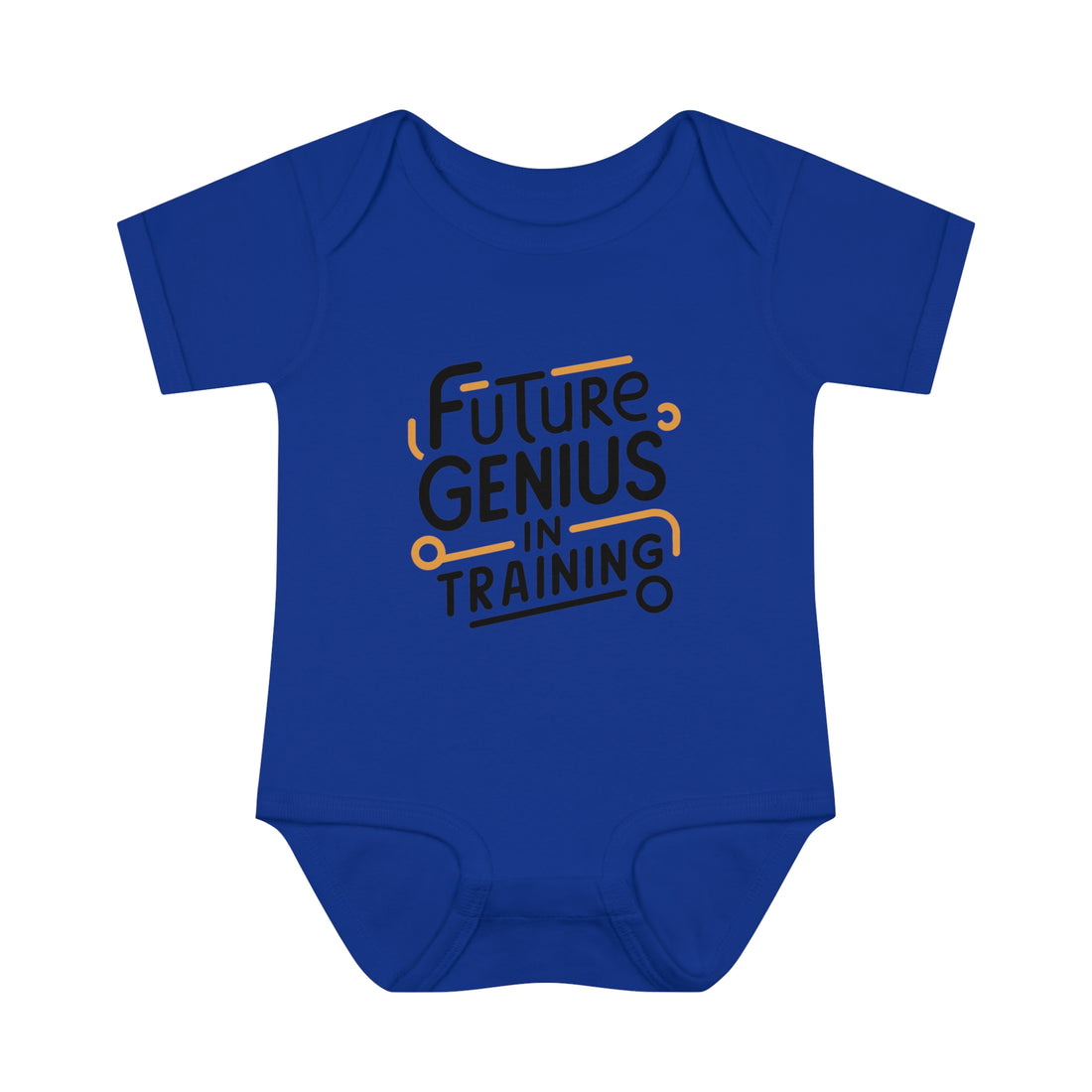 "Future genius in training" Infant Baby Rib Bodysuit