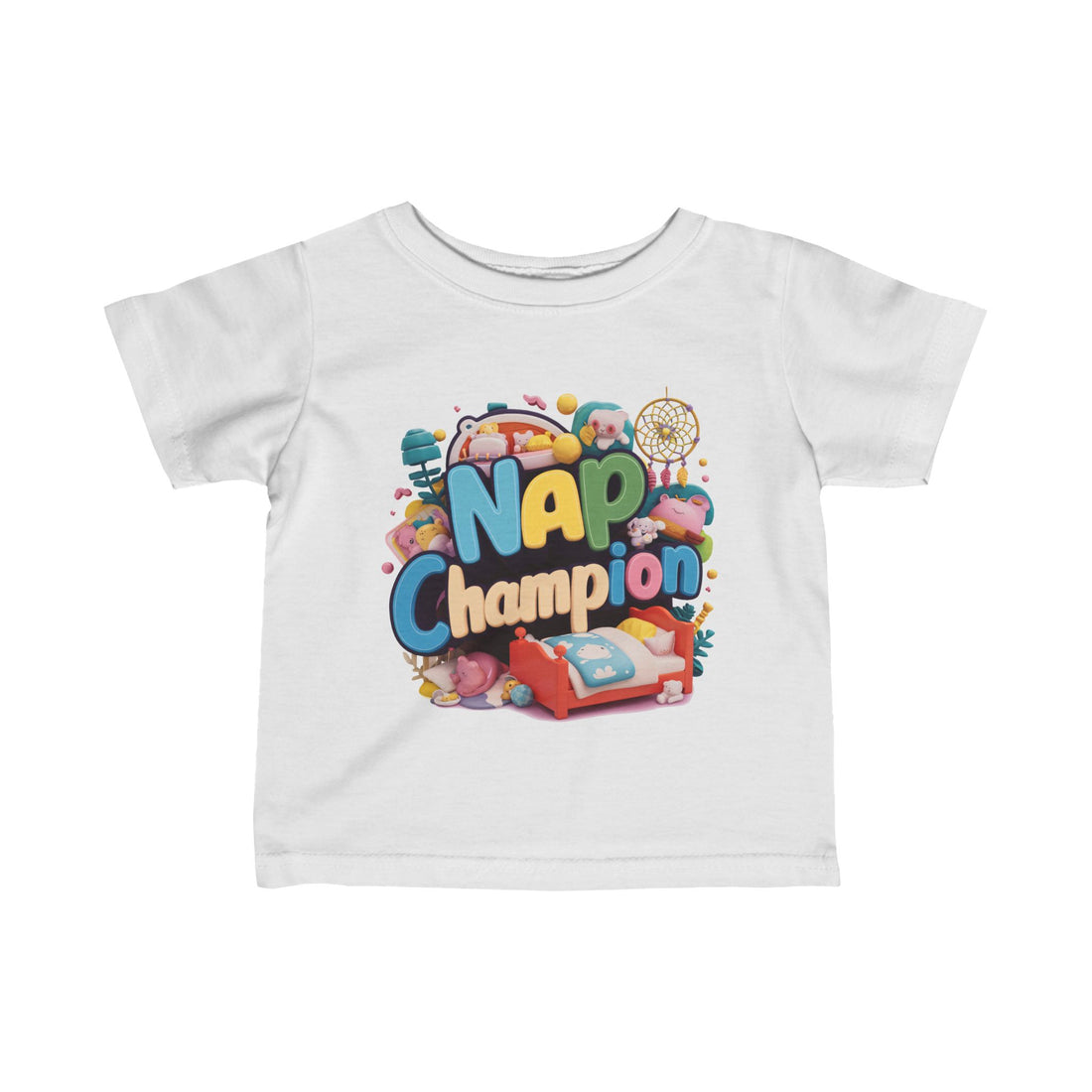 "Nap champion" Infant Fine Jersey Tee