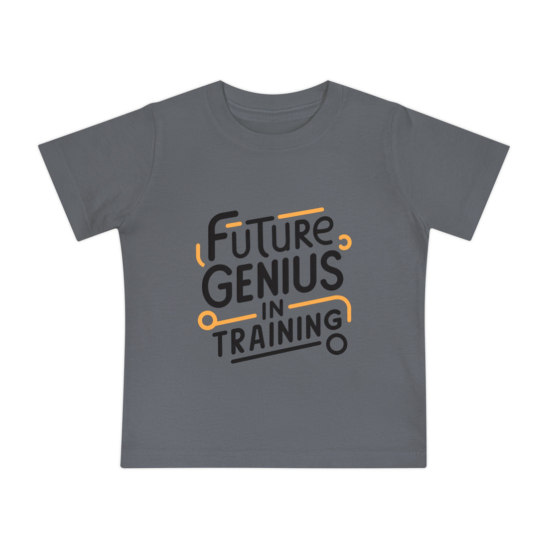 "Future genius in training" Baby Short Sleeve T-Shirt