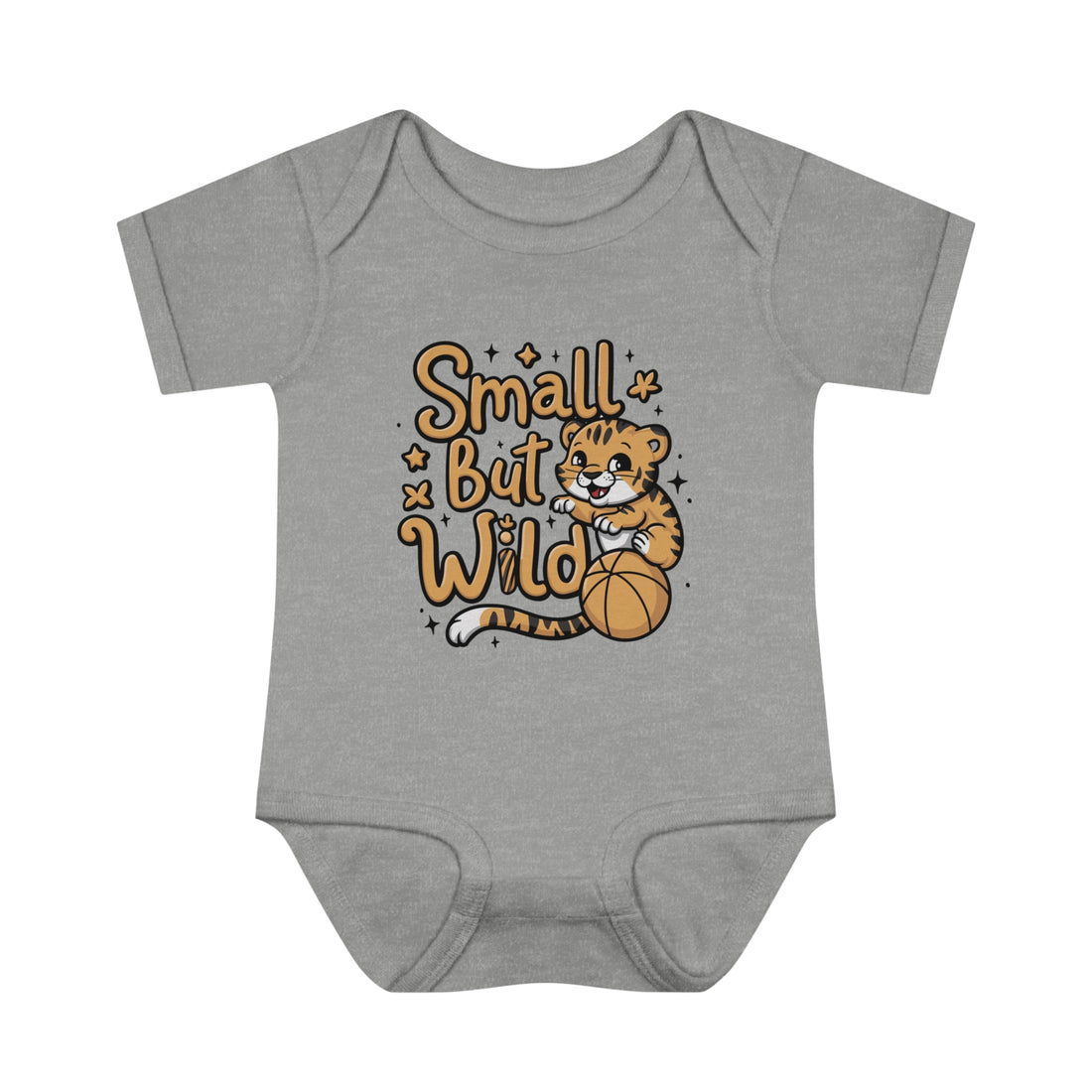 "Small but wild" Infant Baby Rib Bodysuit