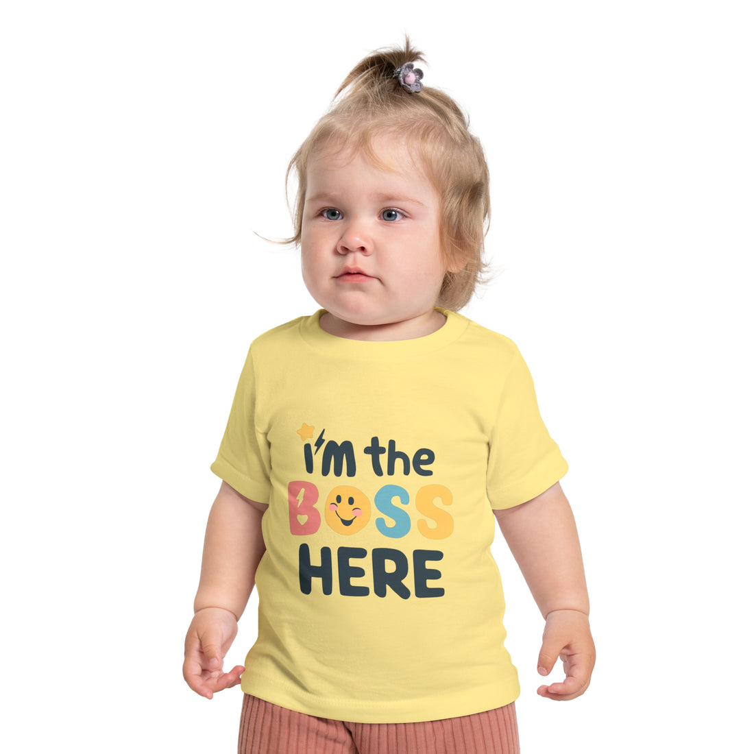 "I'm the boss here" Baby Short Sleeve T-Shirt