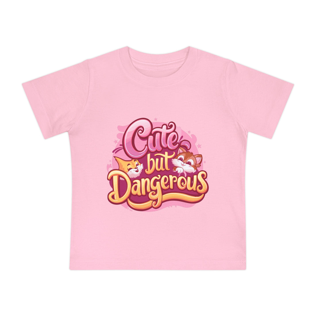 "Cute but dangerous" Baby Short Sleeve T-Shirt