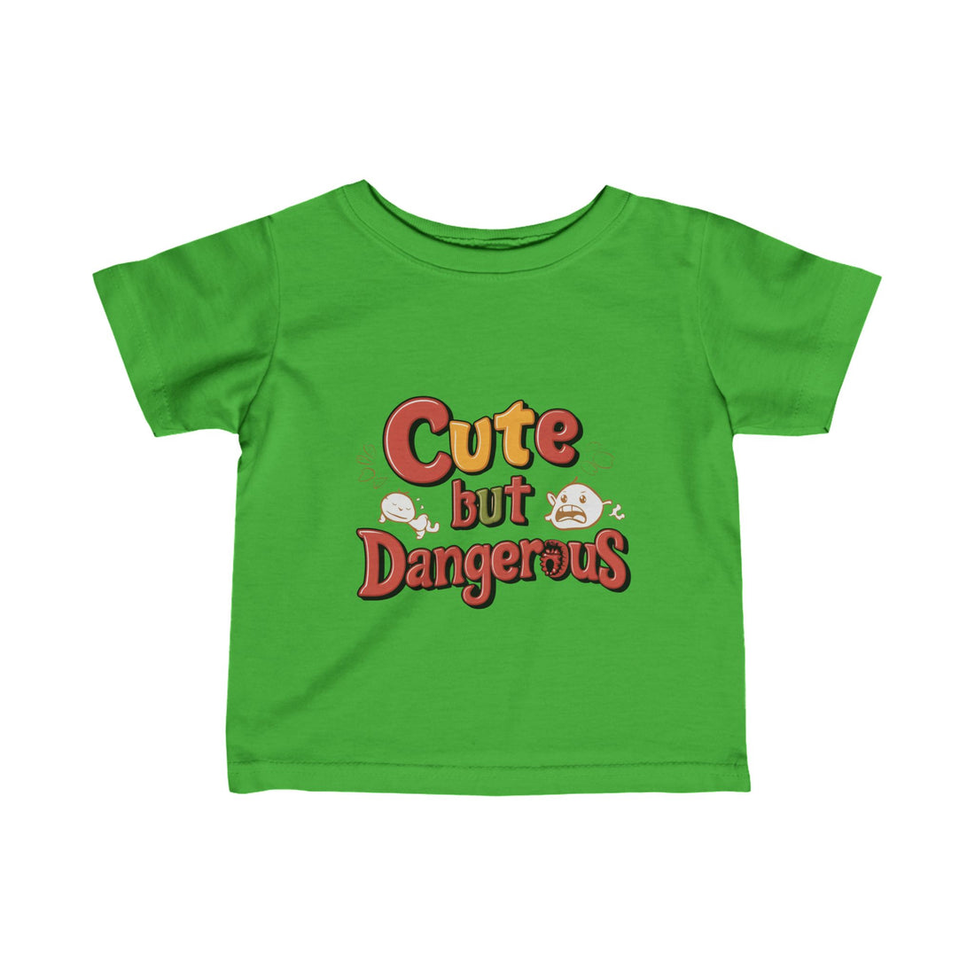 "Cute but dangerous" Infant Fine Jersey Tee