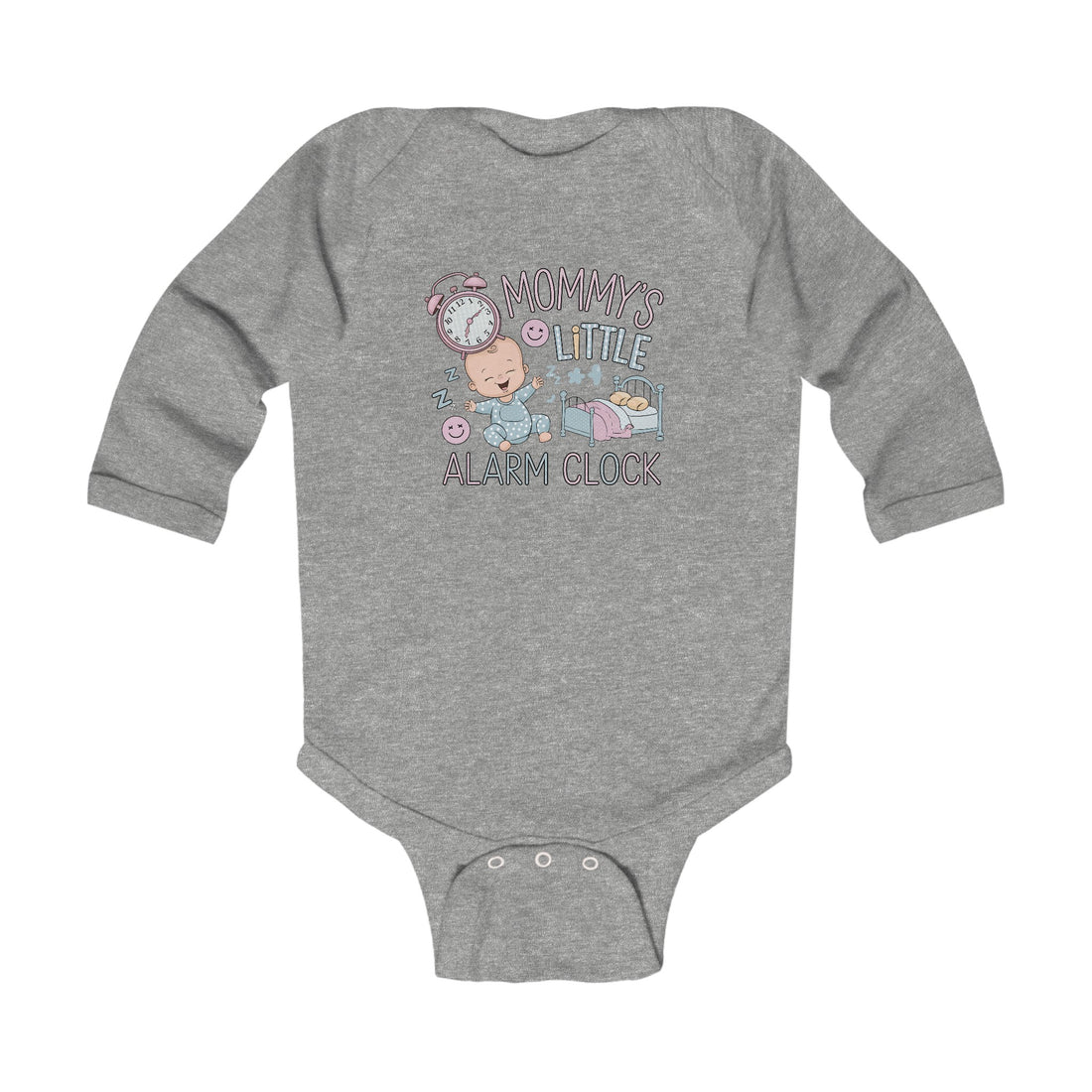 "Mommy's little alarm clock" Infant Long Sleeve Bodysuit