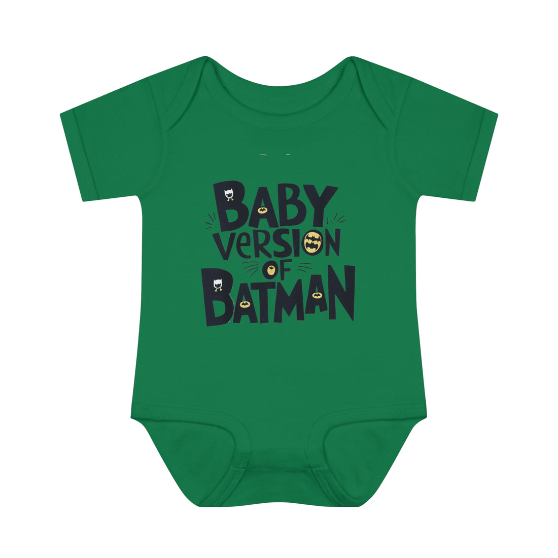 "Baby version of batman" Infant Baby Rib Bodysuit