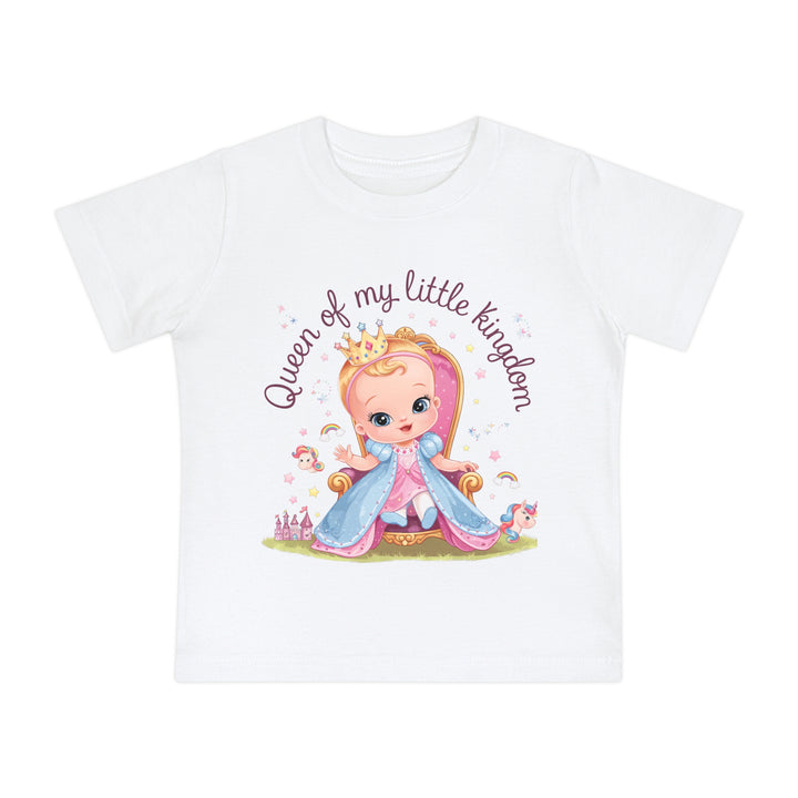 "Queen of my little kingdom" Baby Short Sleeve T-Shirt