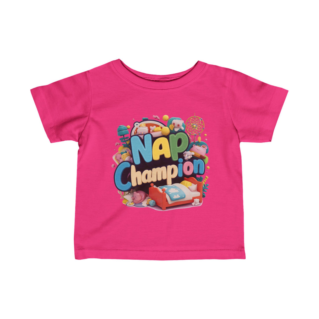 "Nap champion" Infant Fine Jersey Tee