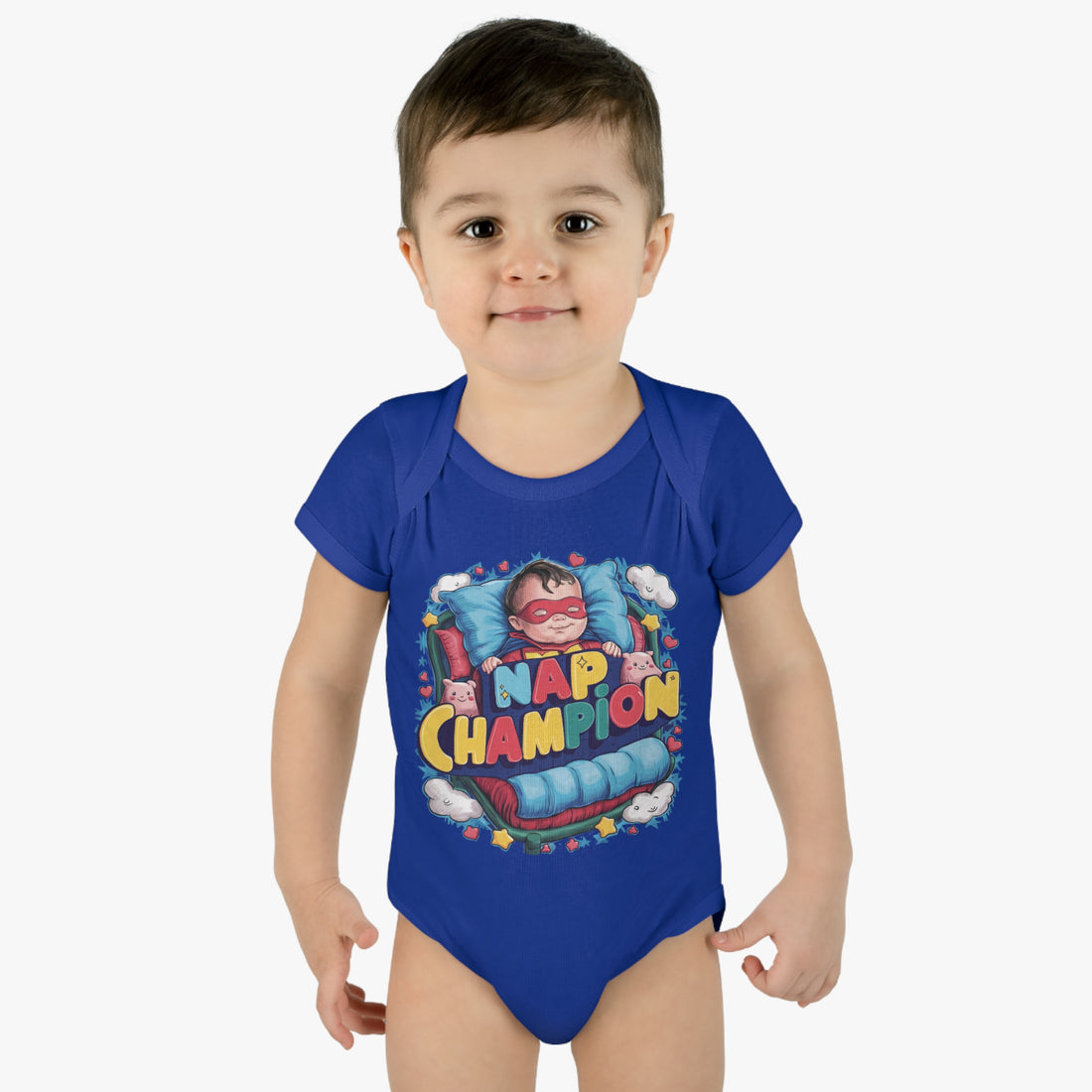 "Nap champion" Infant Baby Rib Bodysuit