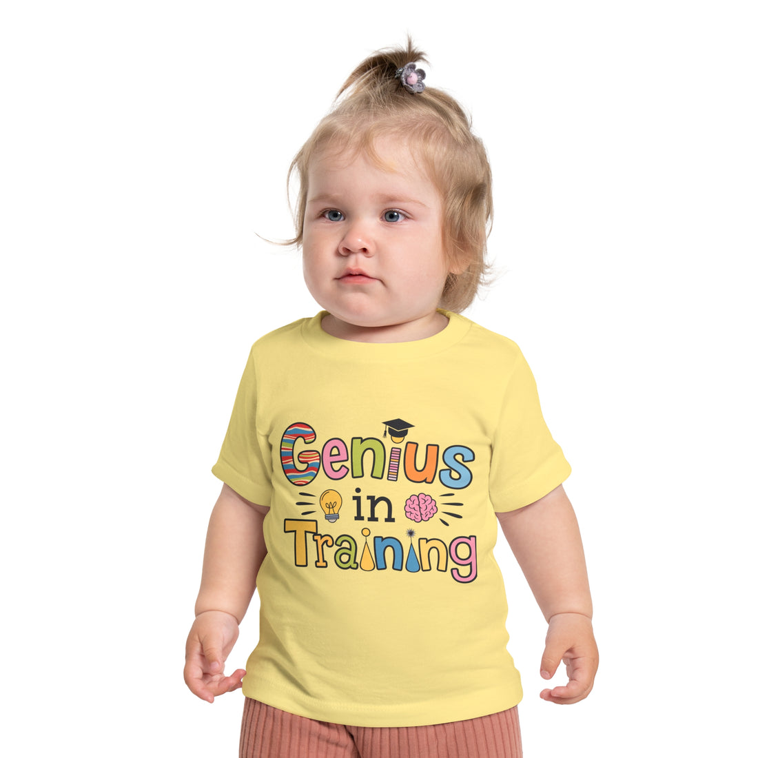 "Genius in training" Baby Short Sleeve T-Shirt