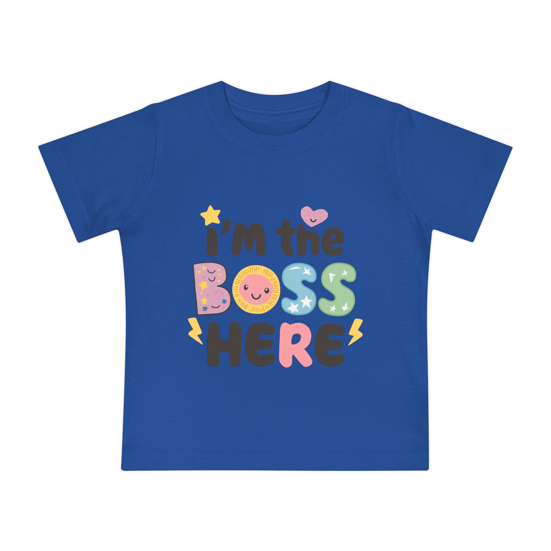 "I'm the boss here" Baby Short Sleeve T-Shirt