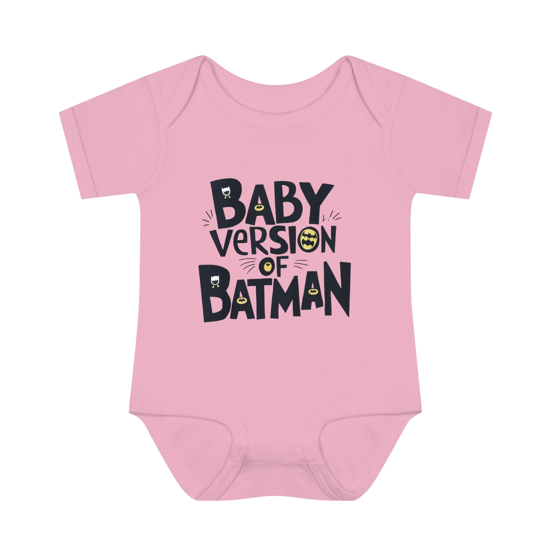 "Baby version of batman" Infant Baby Rib Bodysuit