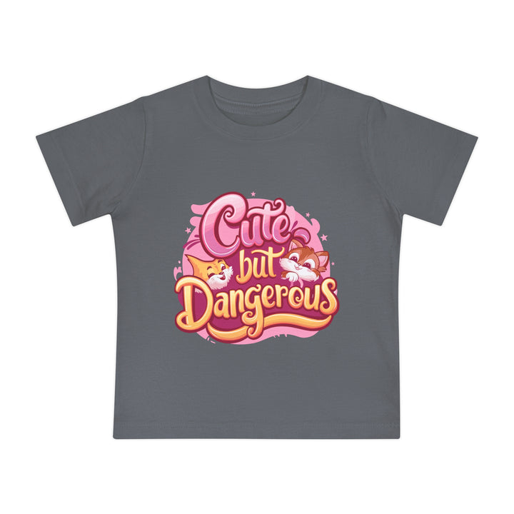 "Cute but dangerous" Baby Short Sleeve T-Shirt