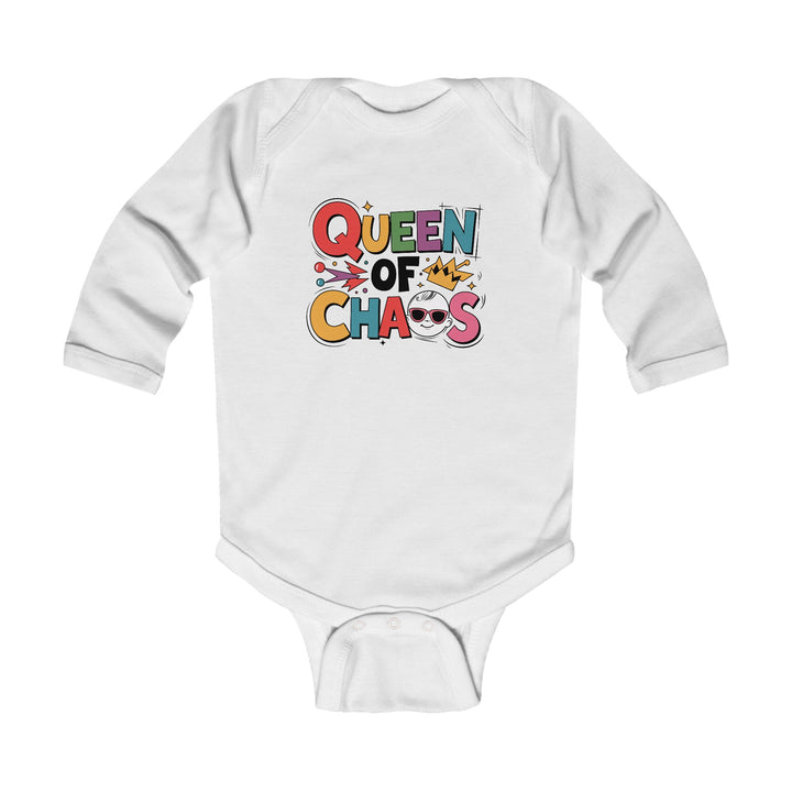 "Queen of chaos" Infant Long Sleeve Bodysuit