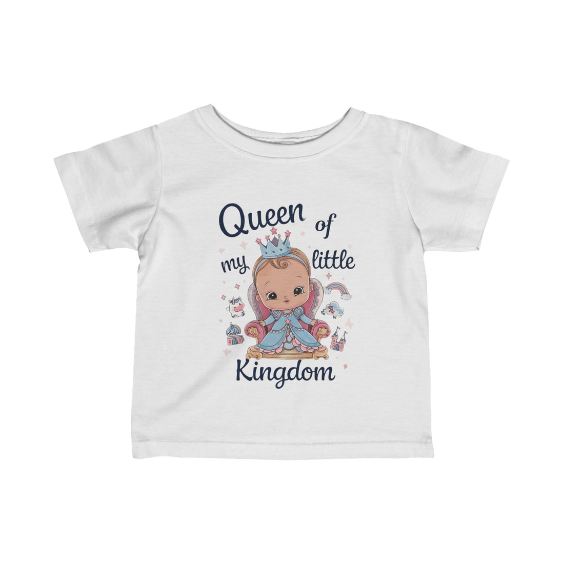 "Queen of my little kingdom" Infant Fine Jersey Tee