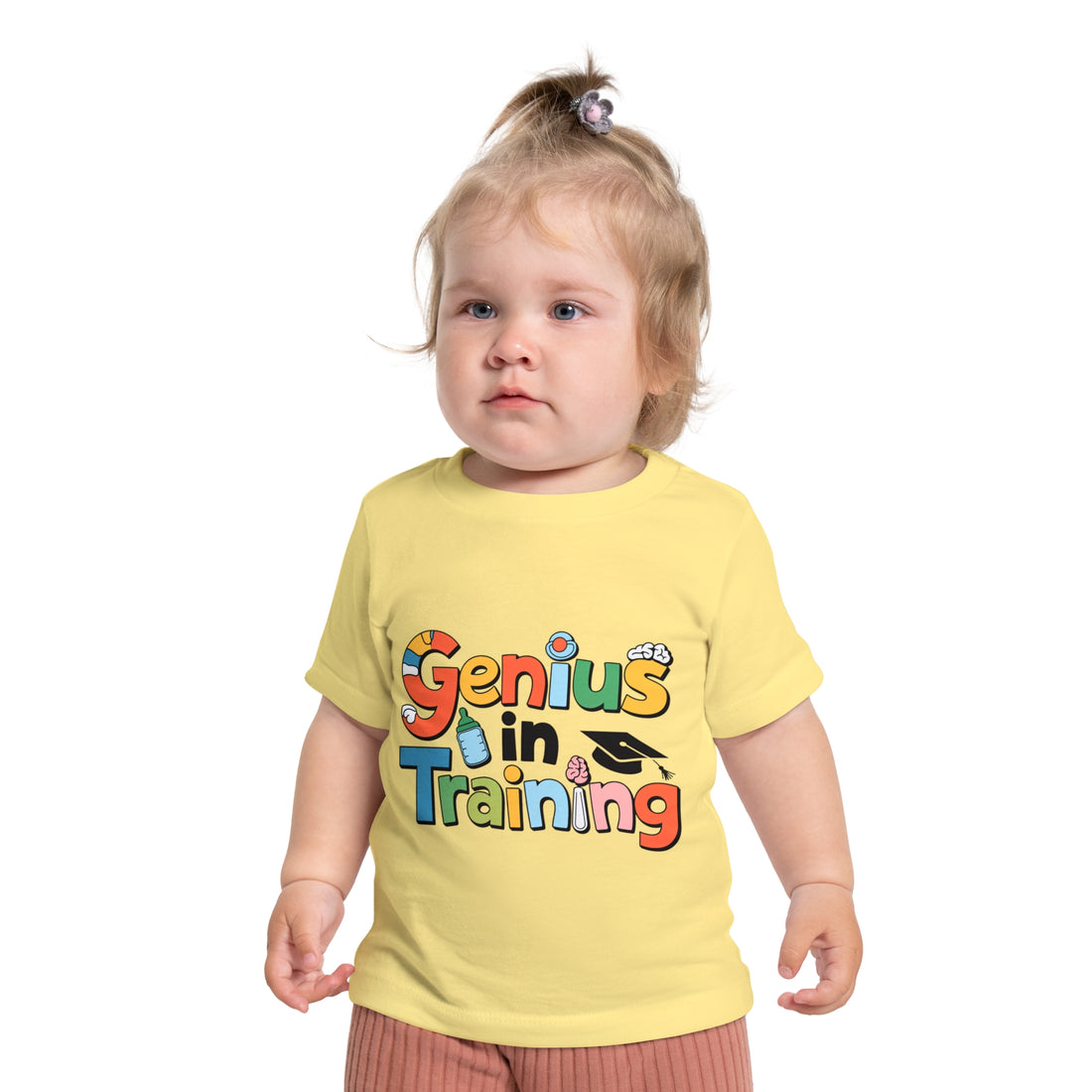 "Genius in training" Baby Short Sleeve T-Shirt