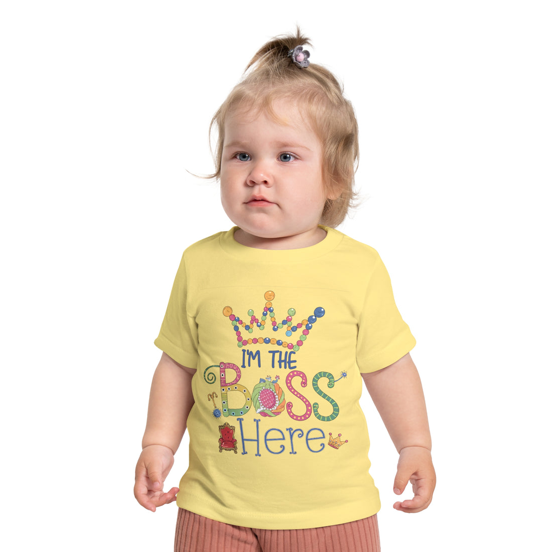 "I'm the boss here" Baby Short Sleeve T-Shirt