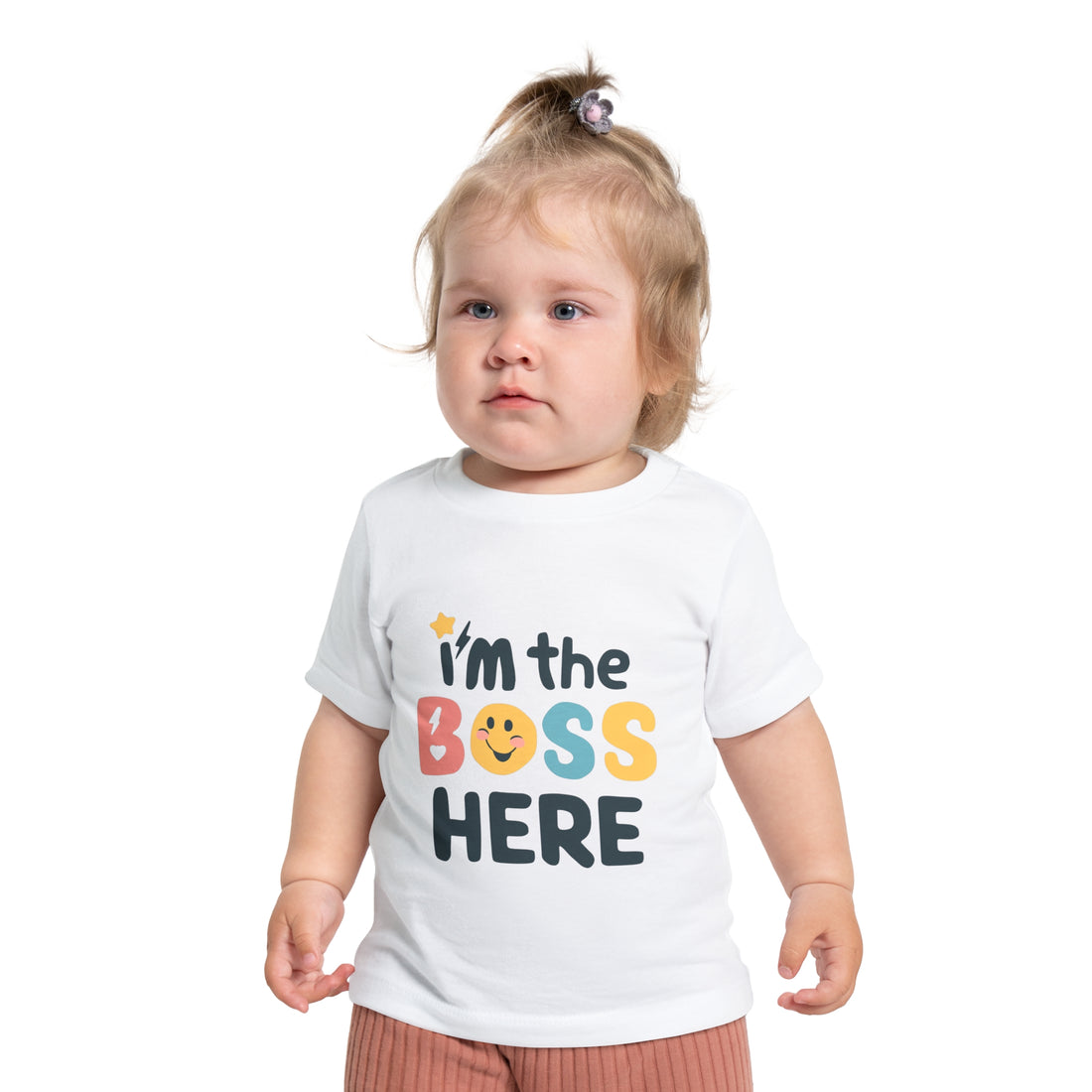 "I'm the boss here" Baby Short Sleeve T-Shirt