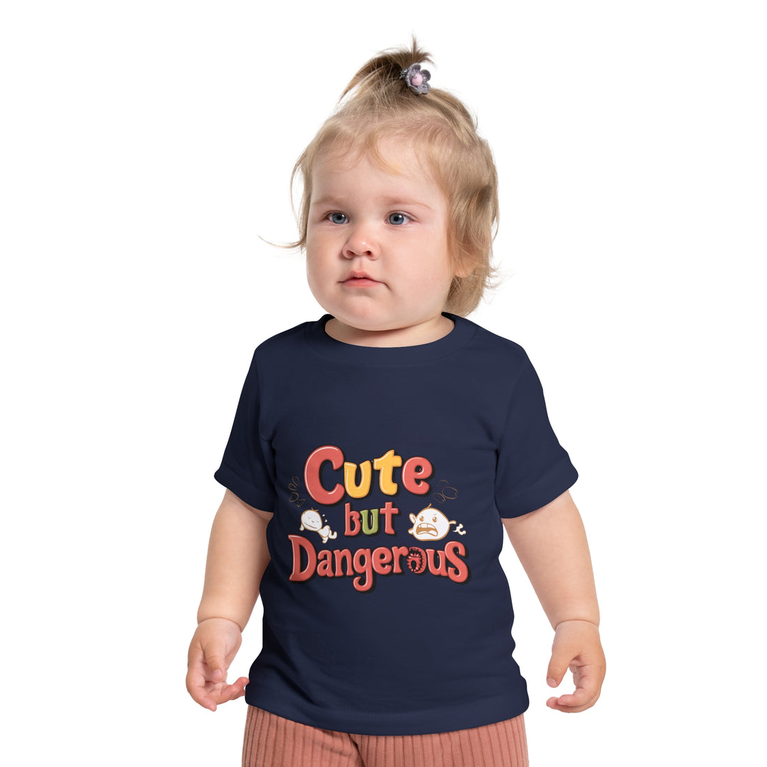 "Cute but dangerous" Baby Short Sleeve T-Shirt