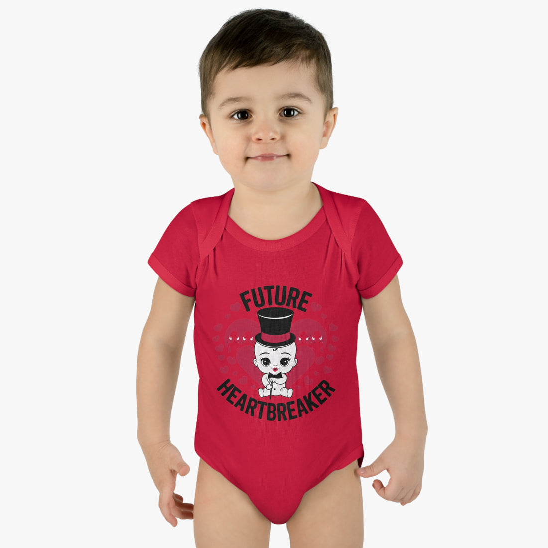 "Future heartbreaker" Infant Baby Rib Bodysuit