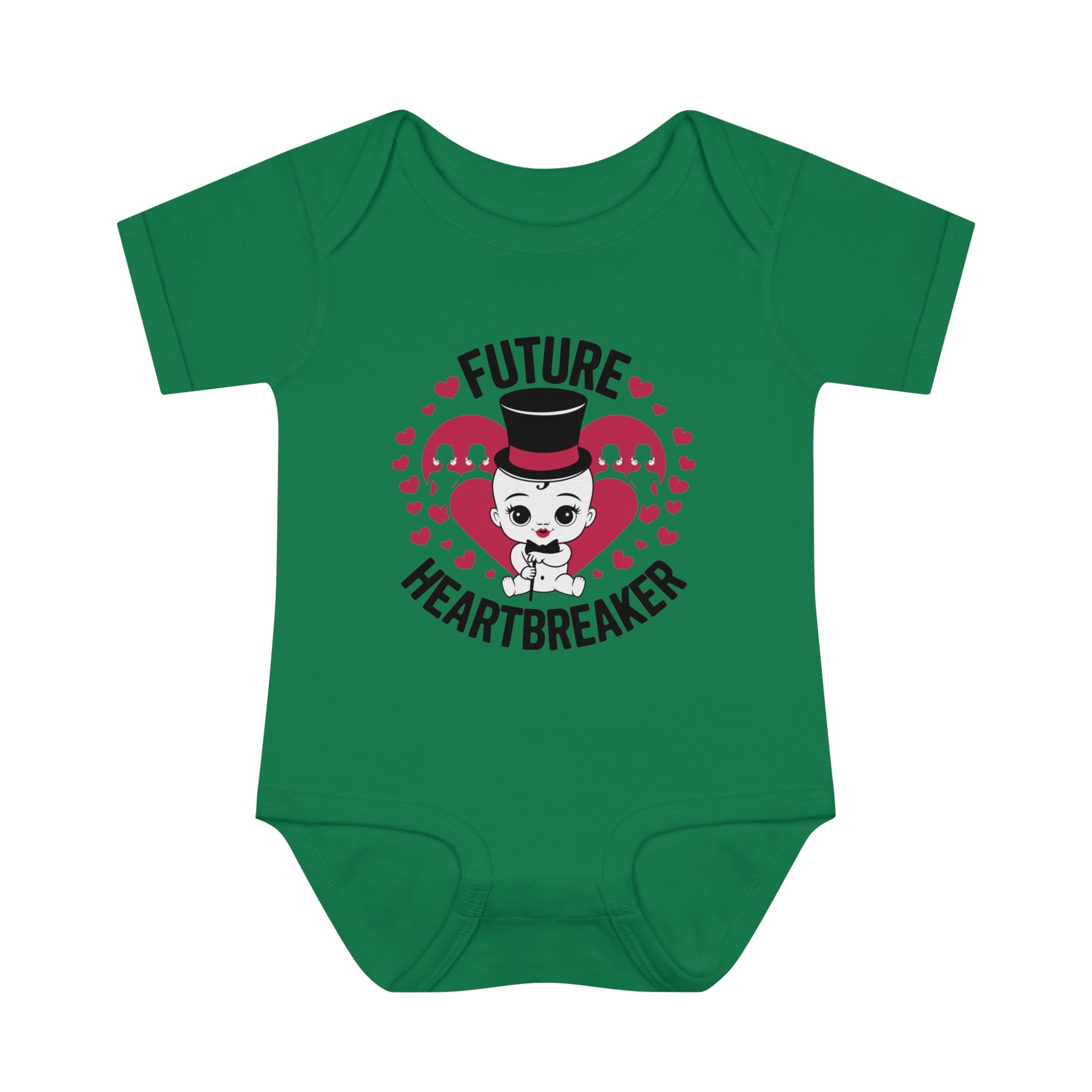 "Future heartbreaker" Infant Baby Rib Bodysuit
