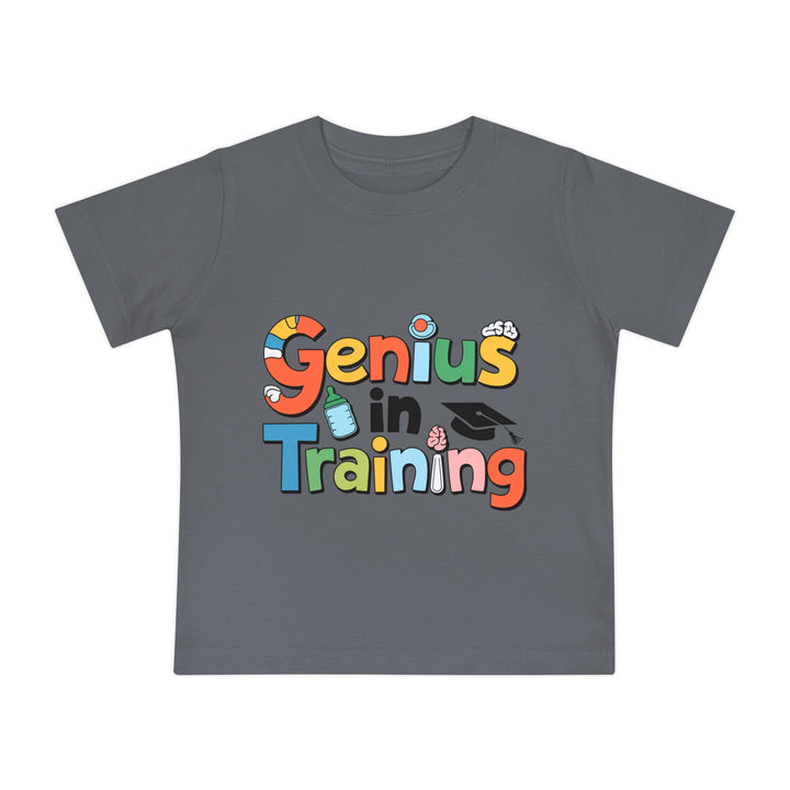 "Genius in training" Baby Short Sleeve T-Shirt