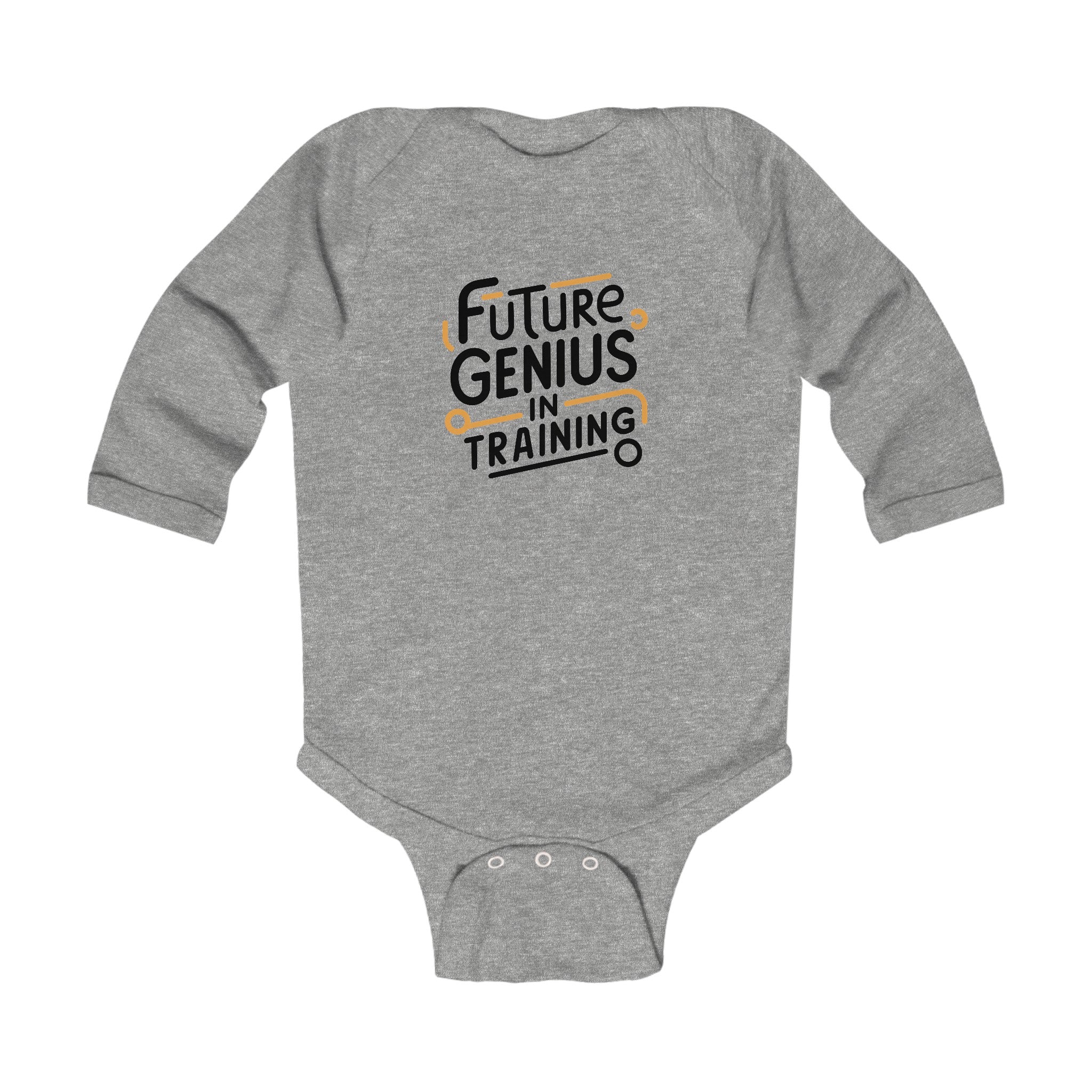 "Future genius in training" Infant Long Sleeve Bodysuit
