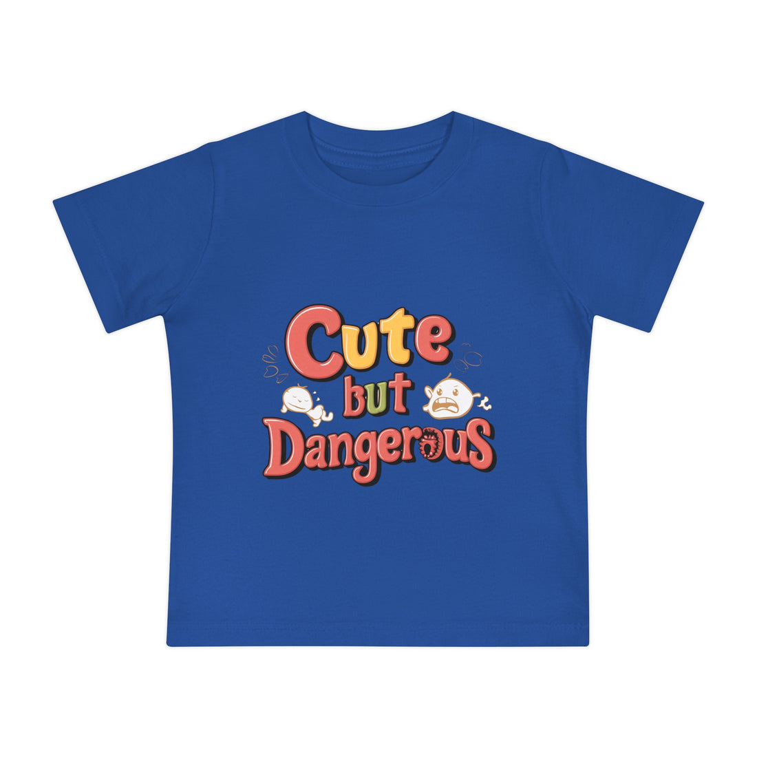 "Cute but dangerous" Baby Short Sleeve T-Shirt