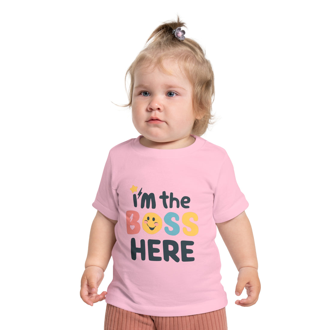 "I'm the boss here" Baby Short Sleeve T-Shirt