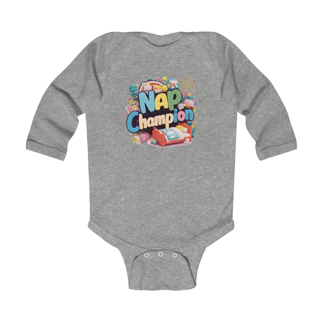 "Nap champion" Infant Long Sleeve Bodysuit