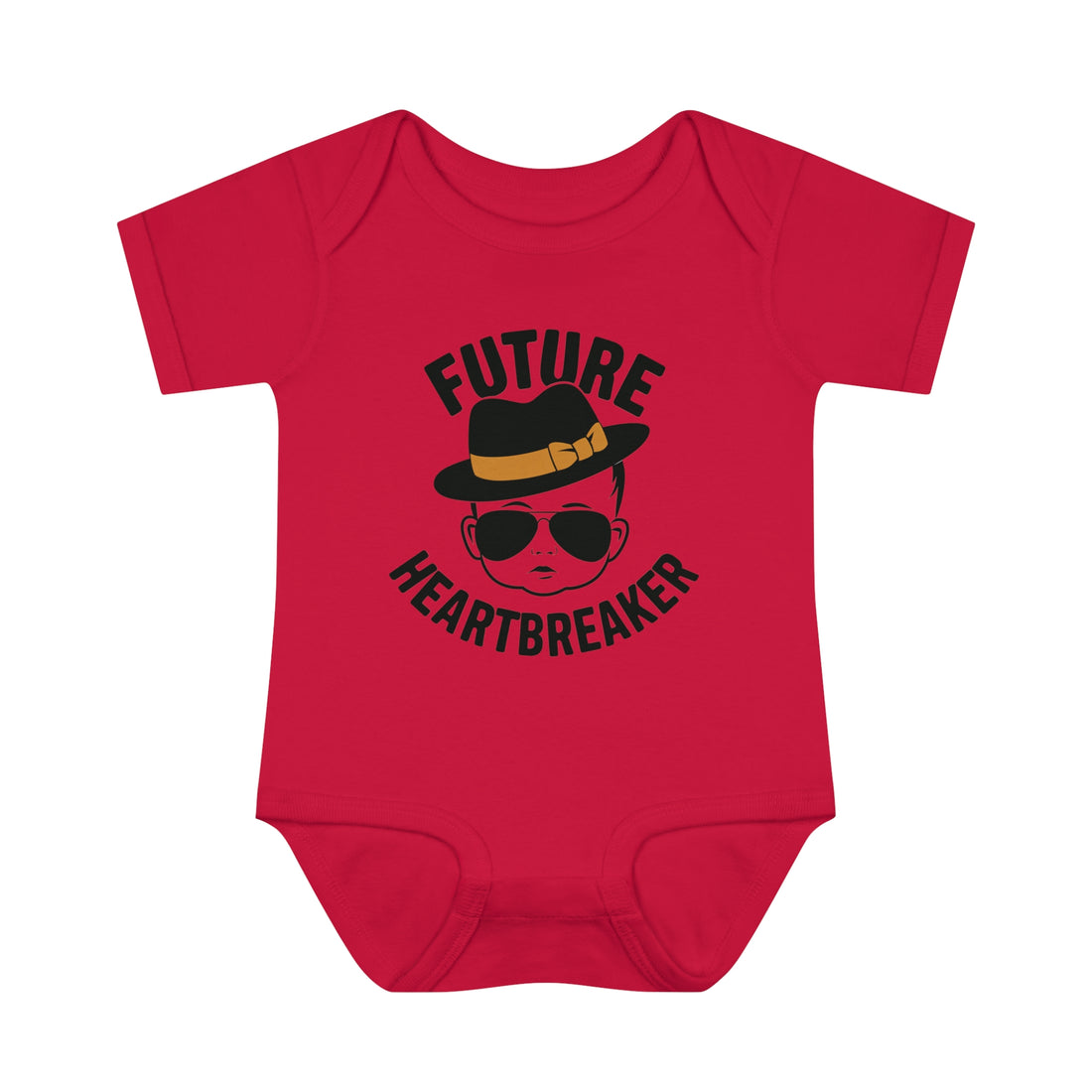 "Future heartbreaker" Infant Baby Rib Bodysuit