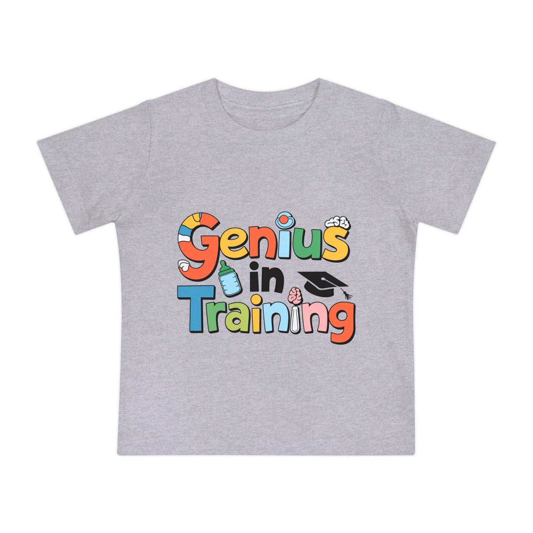 "Genius in training" Baby Short Sleeve T-Shirt