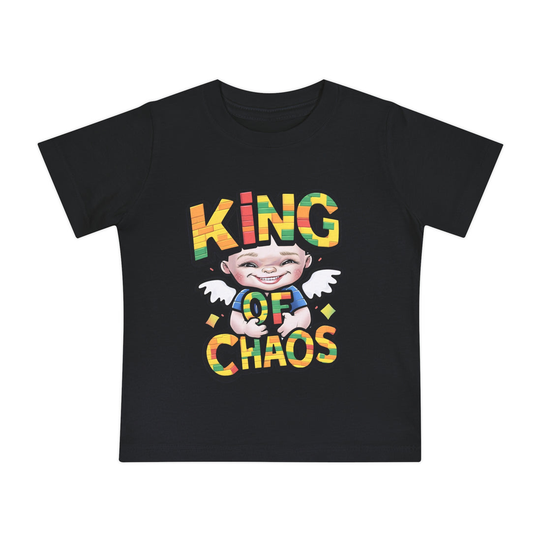 "King of chaos" Baby Short Sleeve T-Shirt