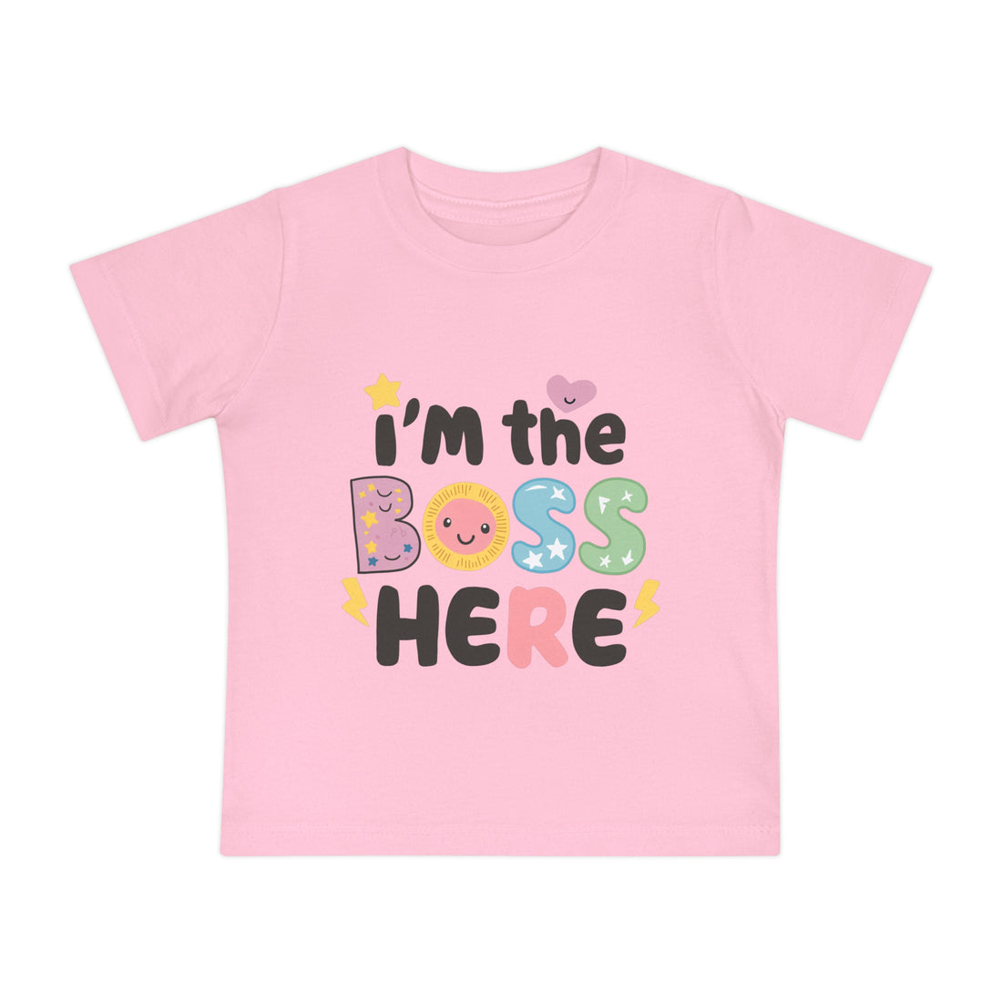 "I'm the boss here" Baby Short Sleeve T-Shirt