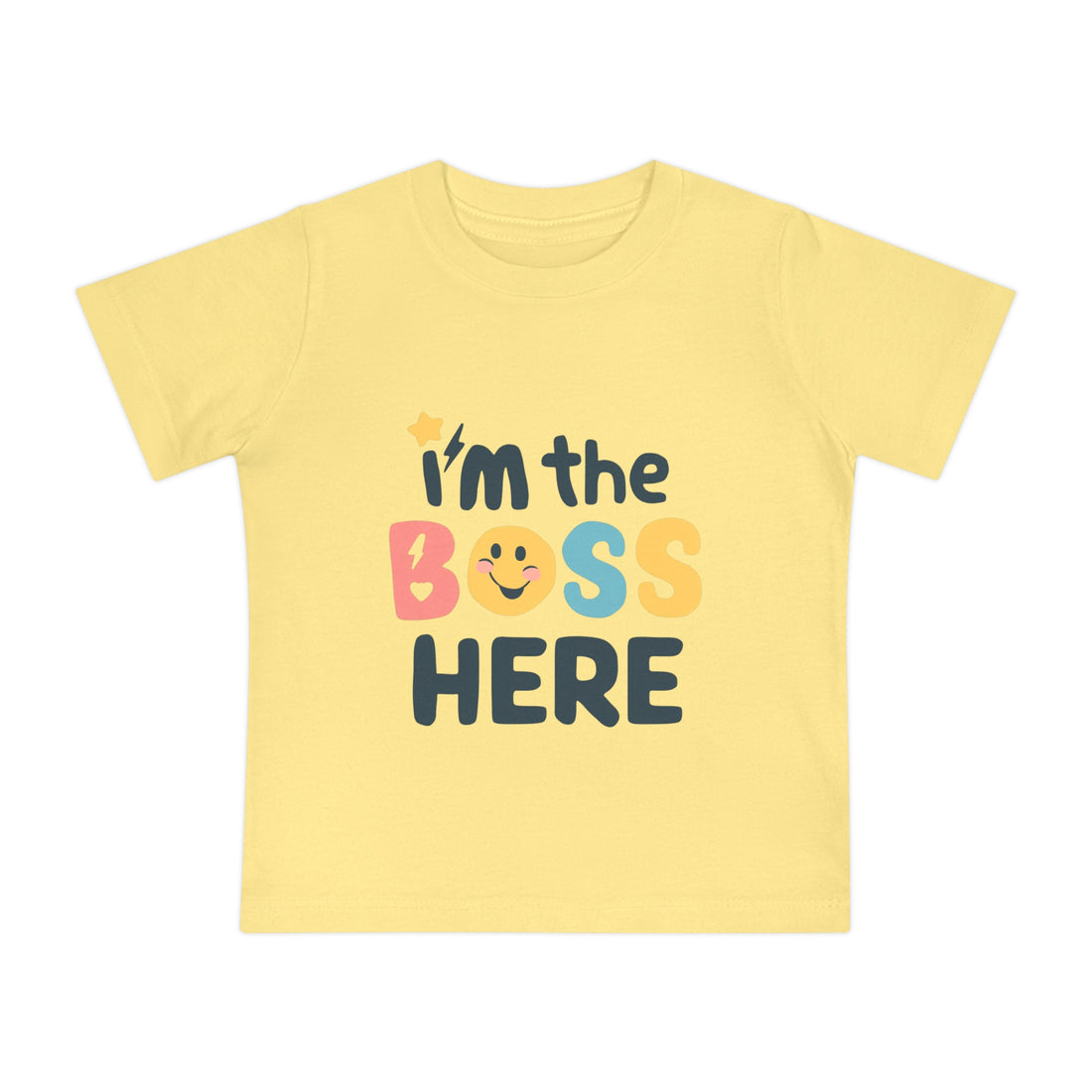 "I'm the boss here" Baby Short Sleeve T-Shirt