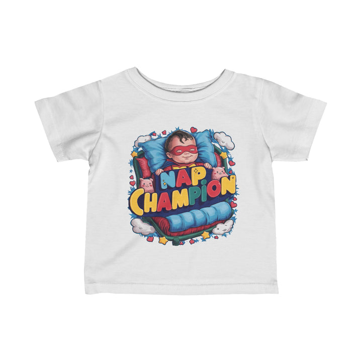 "Nap champion" Infant Fine Jersey Tee