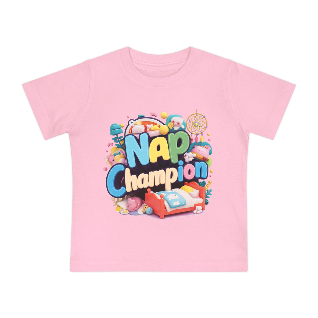 "Nap champion" Baby Short Sleeve T-Shirt