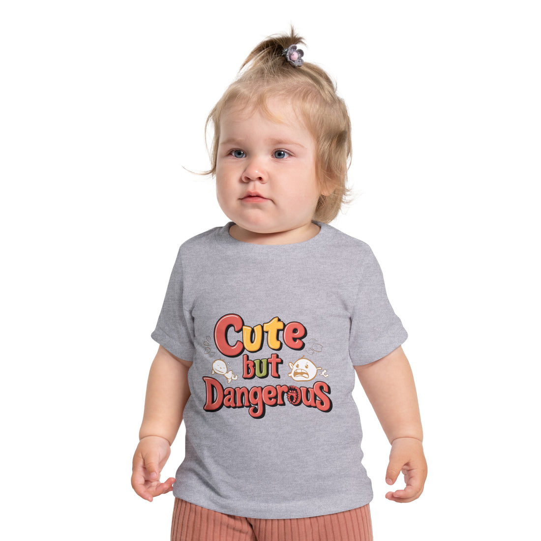 "Cute but dangerous" Baby Short Sleeve T-Shirt