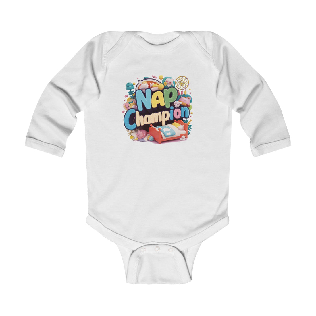 "Nap champion" Infant Long Sleeve Bodysuit