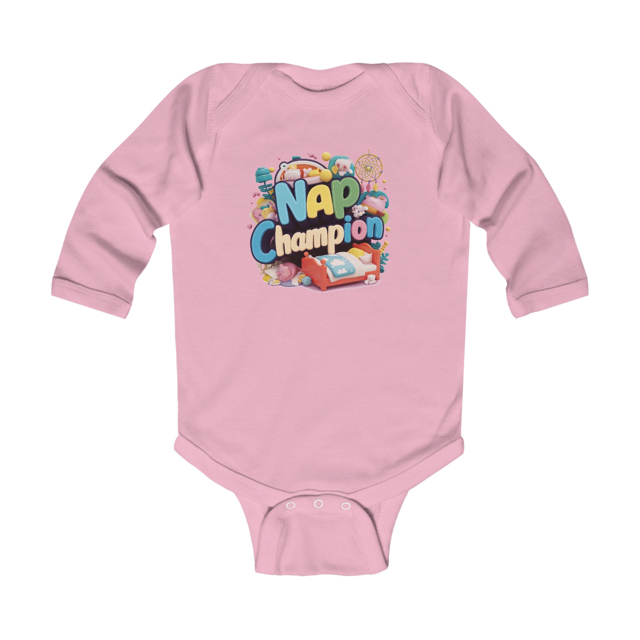 "Nap champion" Infant Long Sleeve Bodysuit