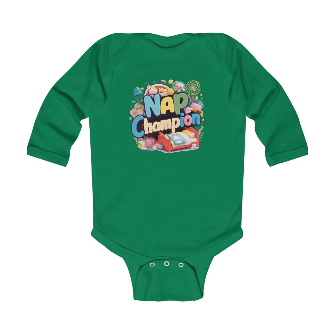 "Nap champion" Infant Long Sleeve Bodysuit