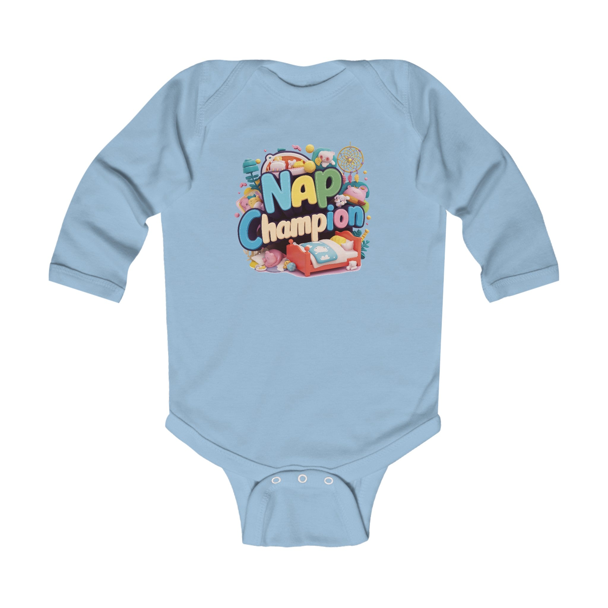 "Nap champion" Infant Long Sleeve Bodysuit