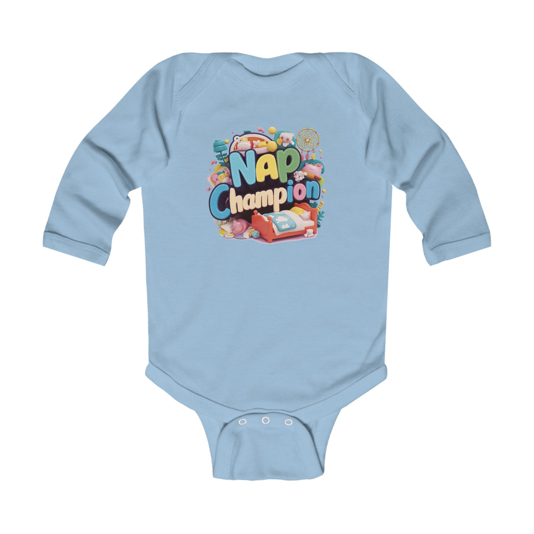 "Nap champion" Infant Long Sleeve Bodysuit