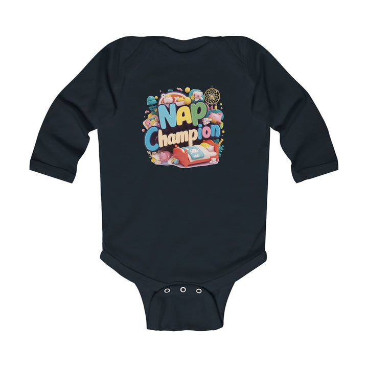 "Nap champion" Infant Long Sleeve Bodysuit