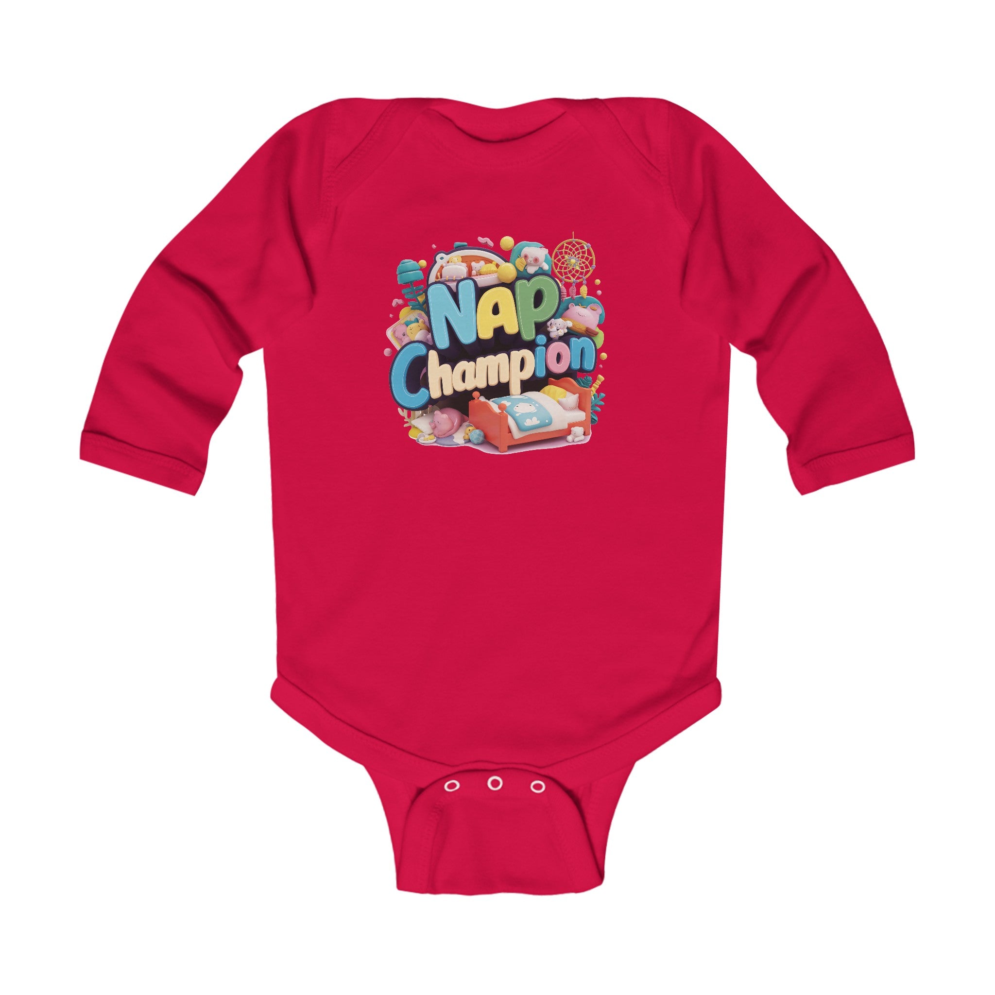 "Nap champion" Infant Long Sleeve Bodysuit
