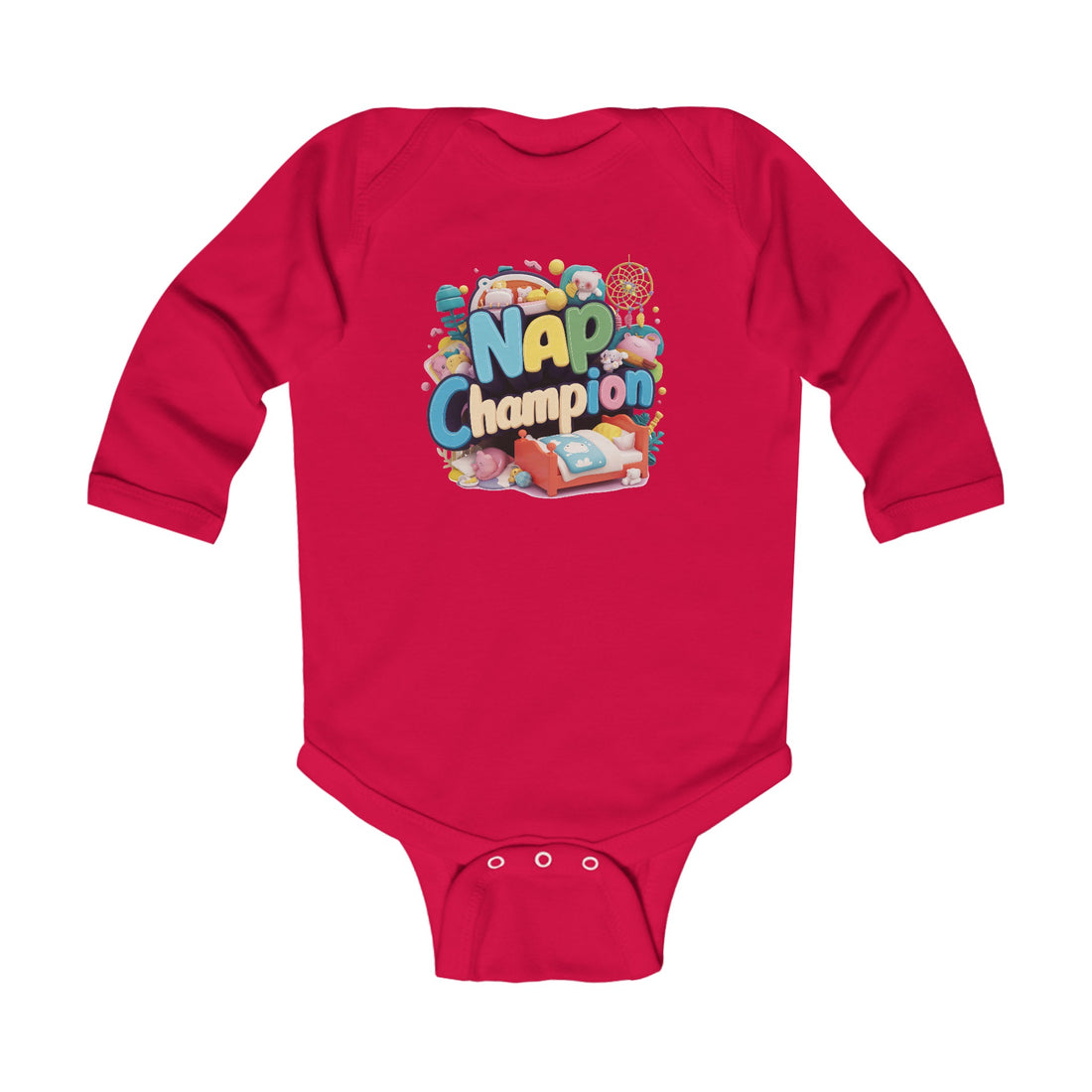 "Nap champion" Infant Long Sleeve Bodysuit