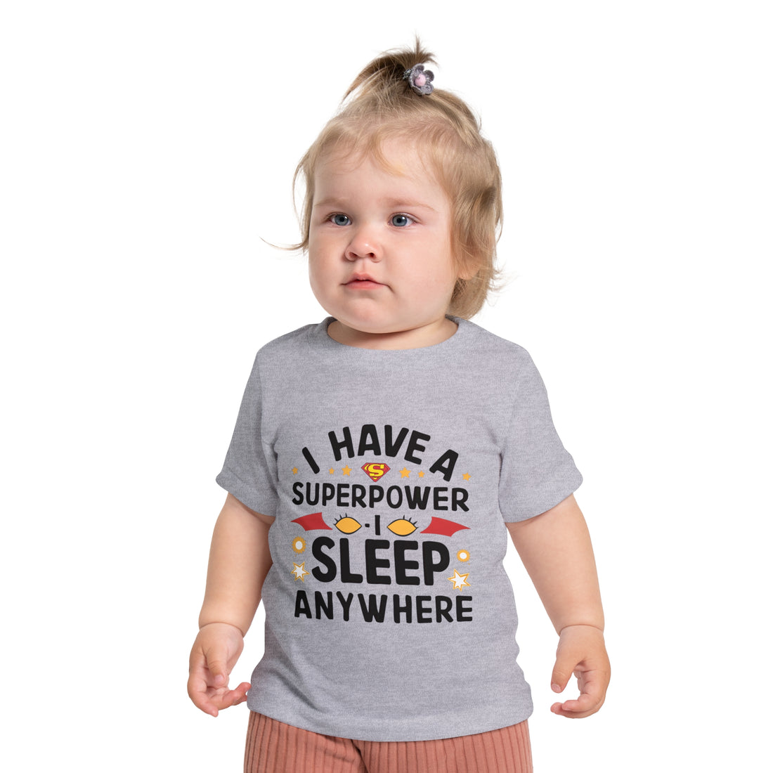 "I have a superpower I sleep anywhere" Baby Short Sleeve T-Shirt