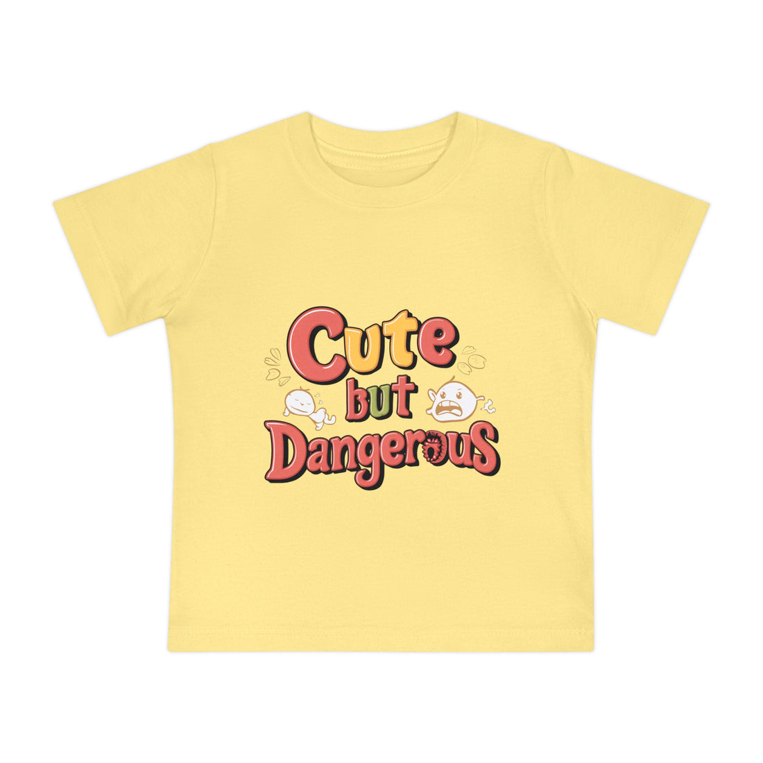 "Cute but dangerous" Baby Short Sleeve T-Shirt