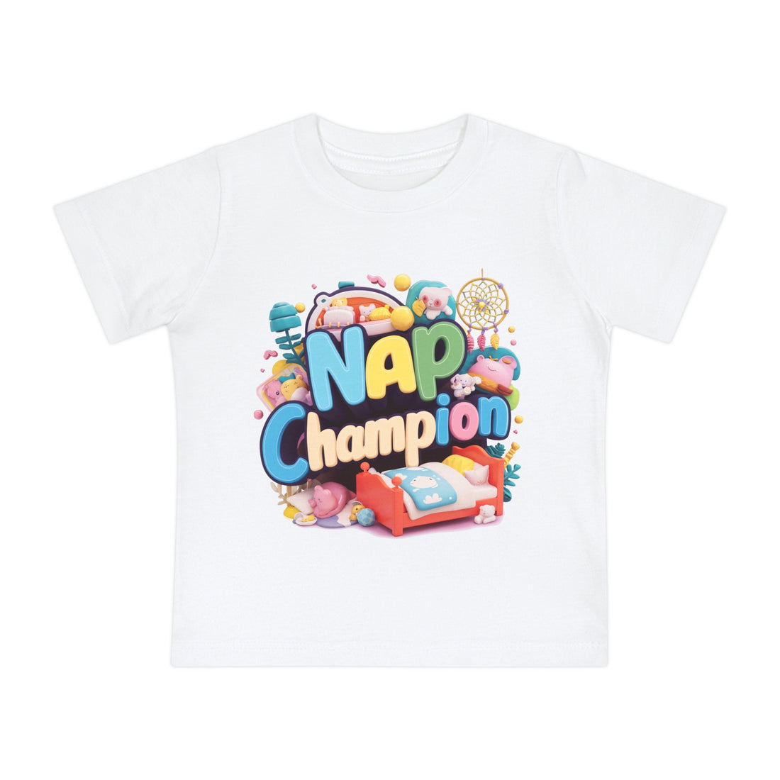 "Nap champion" Baby Short Sleeve T-Shirt