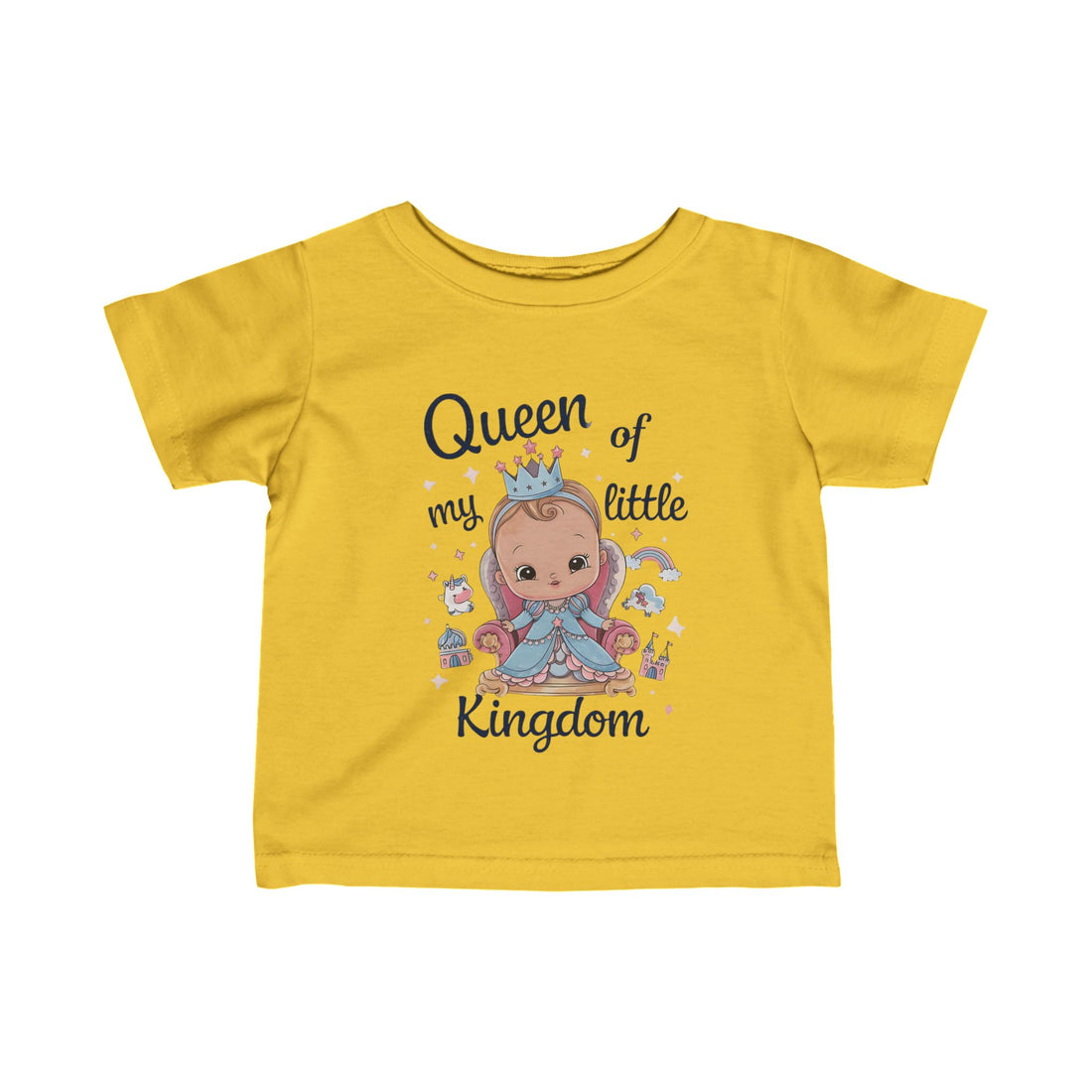 "Queen of my little kingdom" Infant Fine Jersey Tee