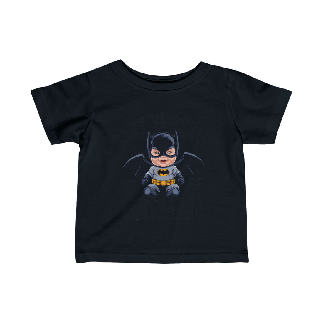 "Baby version of batman" Infant Fine Jersey Tee